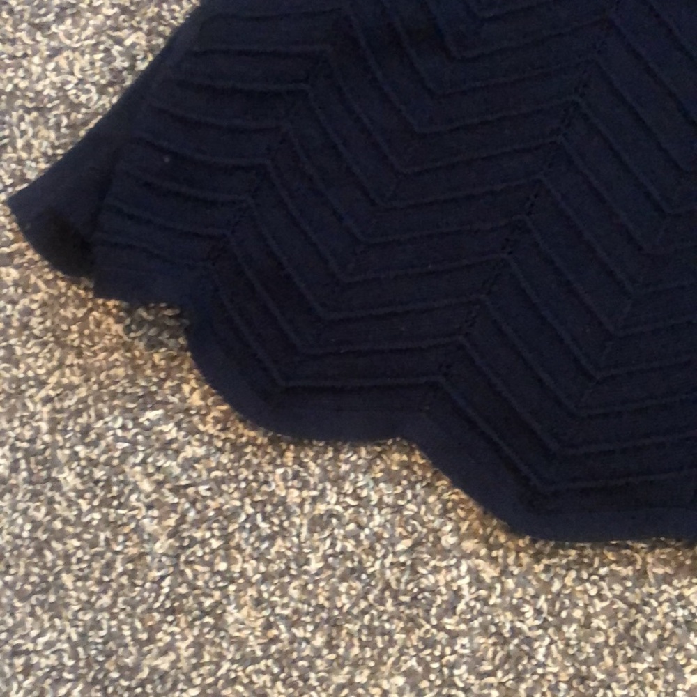 #Navy sweater top# tie neck - Picture 5 of 7